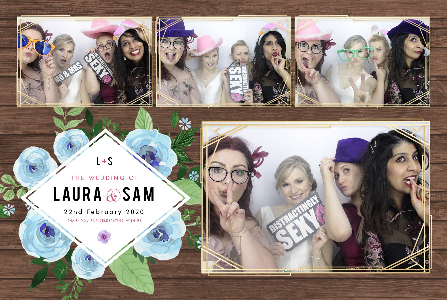 Laura and Sam's Wedding | View more photos from the event at gallery.myphotoboothexperience.co.uk/u/MyPhotoBoothExperienceLtd/Laura-and-Sams-Wedding